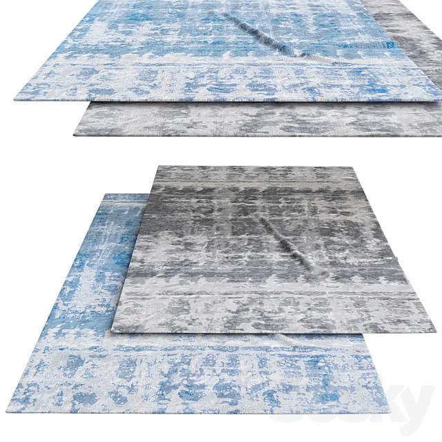 Abstract Aqua Gray 3D Model Abstract Aqua Gray 3D Model