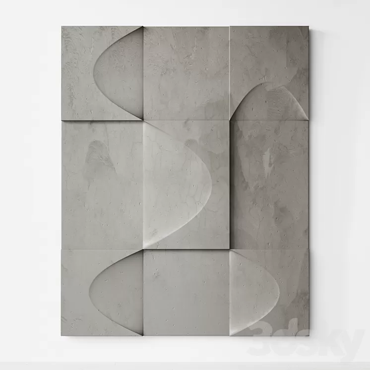 Abstract composition. Relief. Plateau. 15 3D Model Free Download