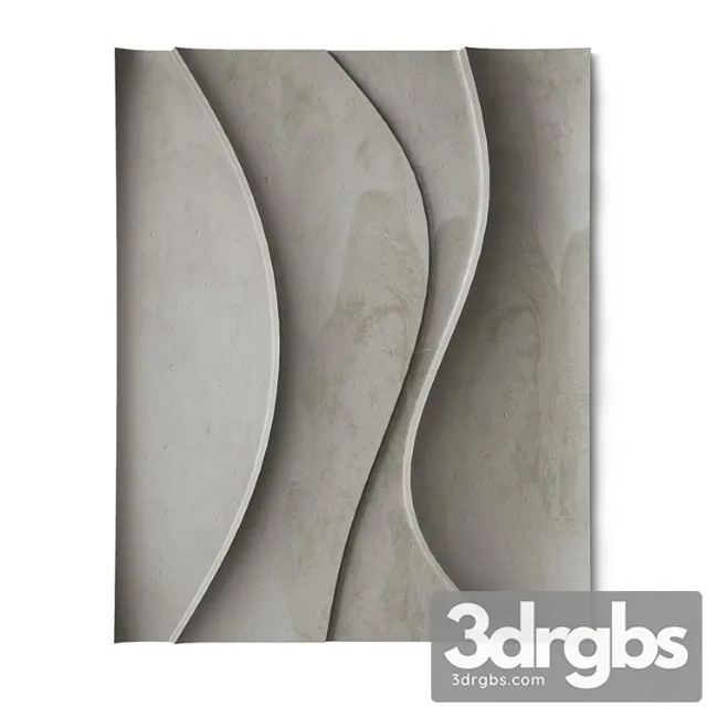 Abstract Composition Relief Plateau 9 3D Model Download