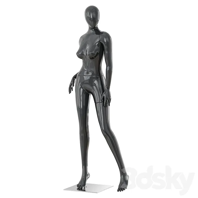 Abstract female mannequin 16 3D Model