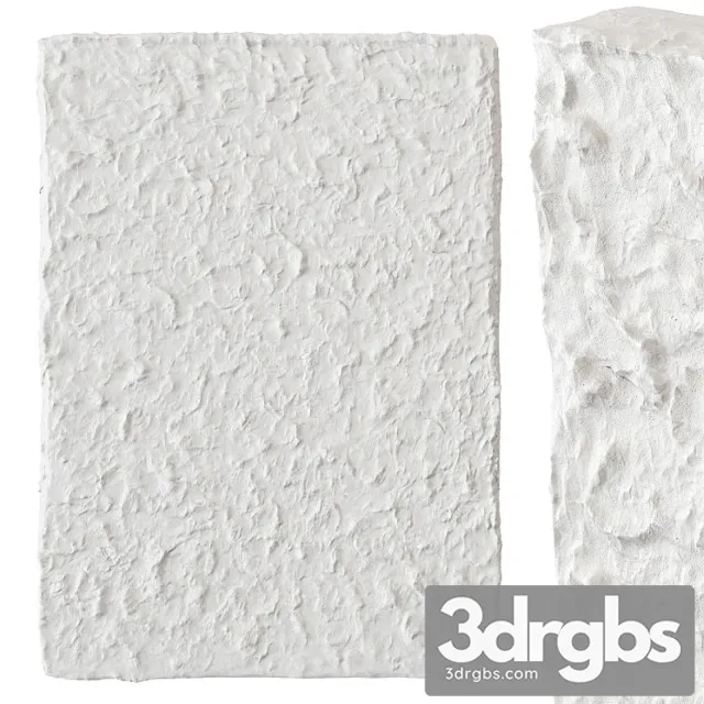 Abstract Gypsum Panel Poster Painting 1 3D Model Download