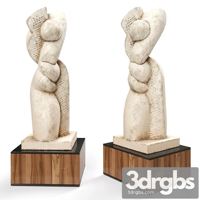 Abstract modern sculpture plaster Abstract modern sculpture plaster