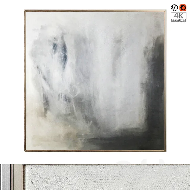 Abstract painting 3D Model Abstract painting 3D Model