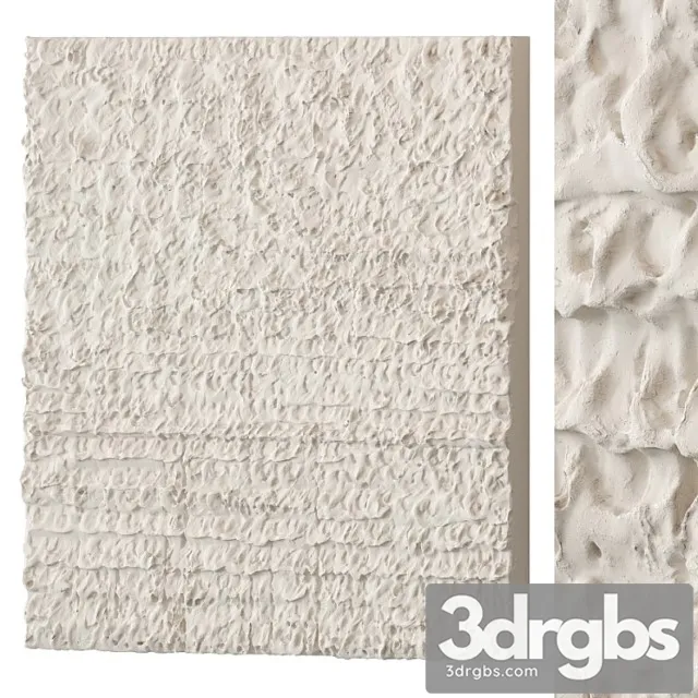 Abstract plaster painting 3D Model Download Abstract plaster painting 3D Model Download