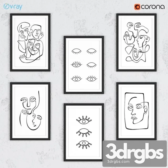 Abstract Portrait 3D Model Download Abstract Portrait 3D Model Download