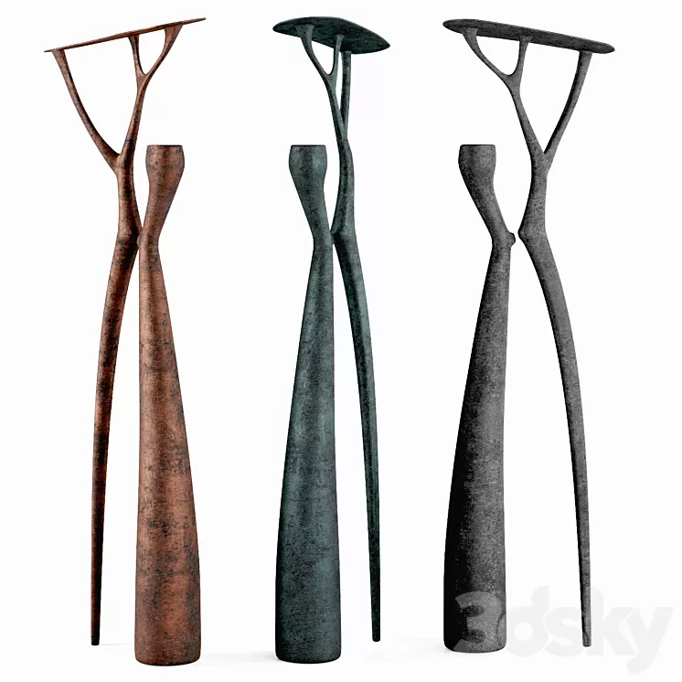 Abstract sculpture / Decorative abstract sculpture 3D Model