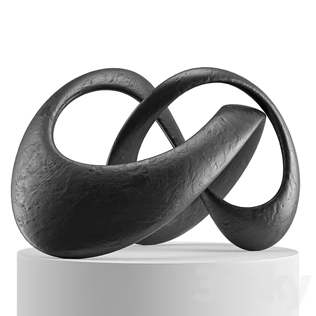 Abstract sculpture Mobius 3D Model Abstract sculpture Mobius 3D Model