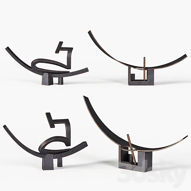 Abstract Sculptures 3DModel Abstract Sculptures 3DModel