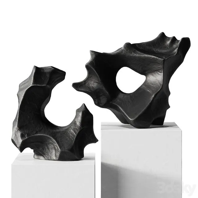 Abstract stone sculpture 3D Model