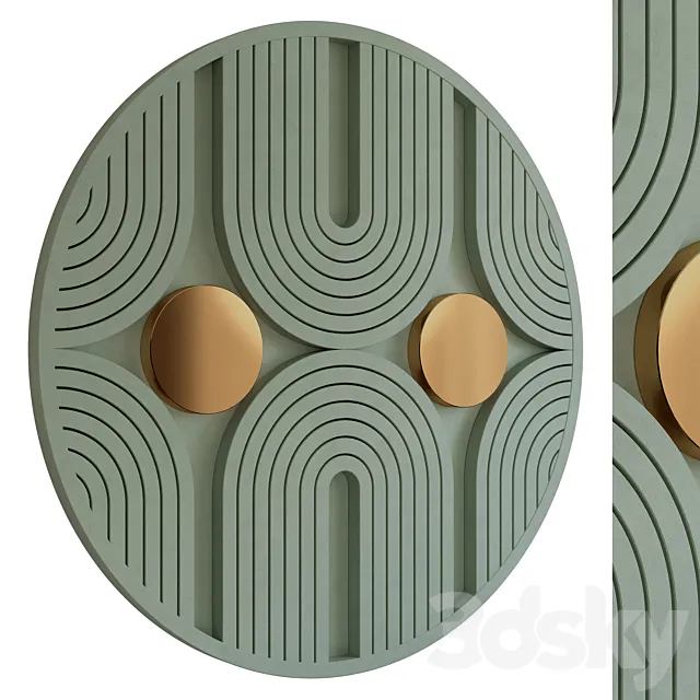 Abstract Wall Decor 078 3D Model