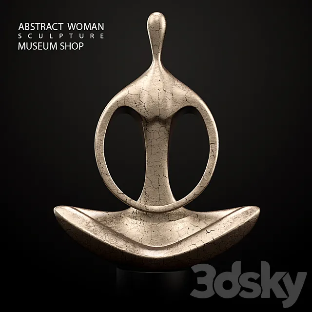 Abstract Woman Sculpture 3DModel