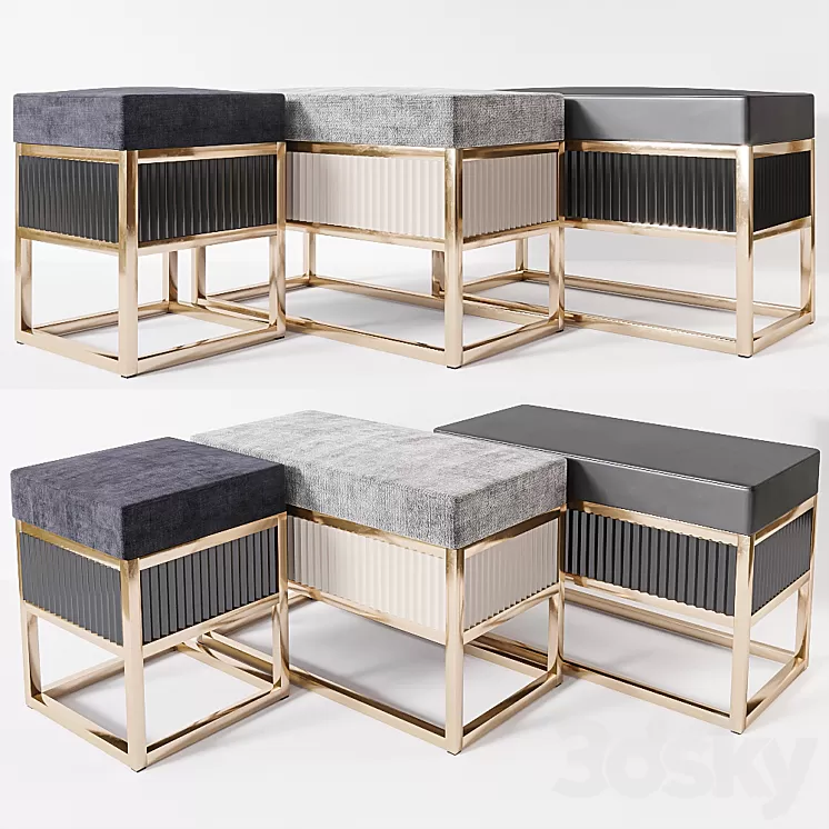 Academy Bench by Oasis Group 3D Model Academy Bench by Oasis Group 3D Model