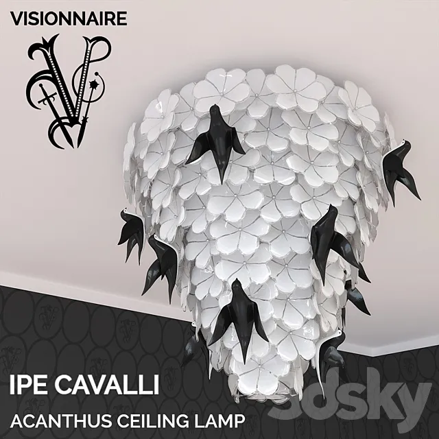 ACANTHUS CEILING LAMP _ IPE CAVALLI _ VISIONNAIRE 3D Model ACANTHUS CEILING LAMP _ IPE CAVALLI _ VISIONNAIRE 3D Model