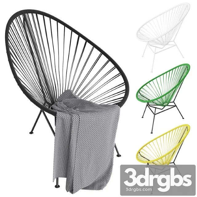 Acapulco Outdoor Chair 3D Model Download Acapulco Outdoor Chair 3D Model Download