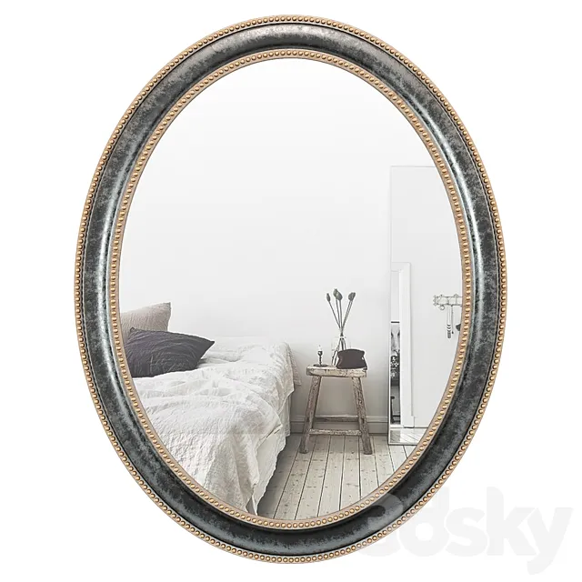 Accent Mirror CHRL3675 3D Model Accent Mirror CHRL3675 3D Model