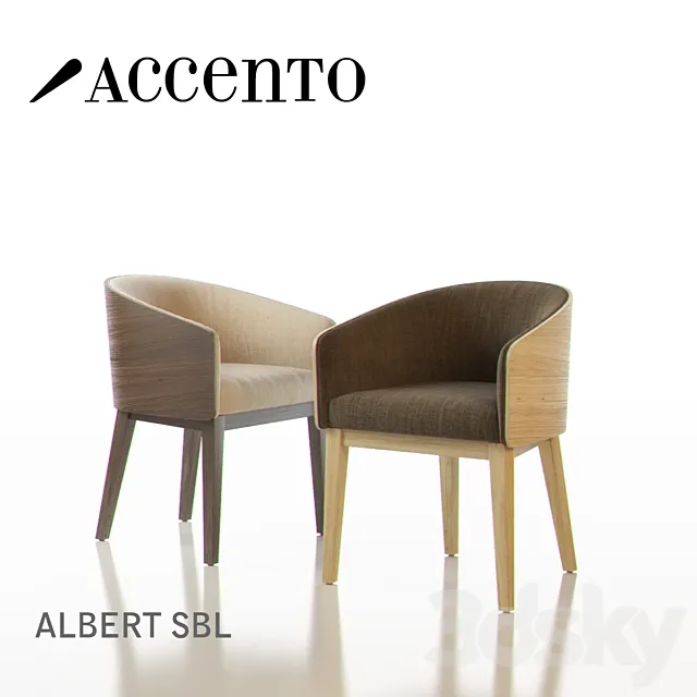 ACCENTO ALBERT SBL Chairs 3D Model ACCENTO ALBERT SBL Chairs 3D Model