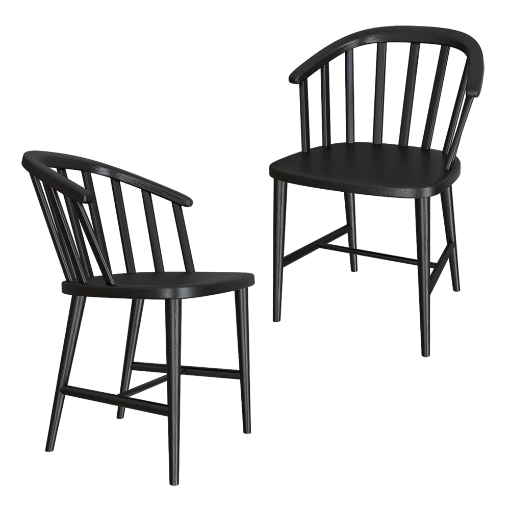 Accento SRL  – Chair Pantelleria SL wood 3D Model