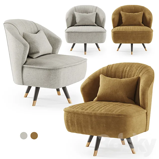 Accept lounge chair 3D Model