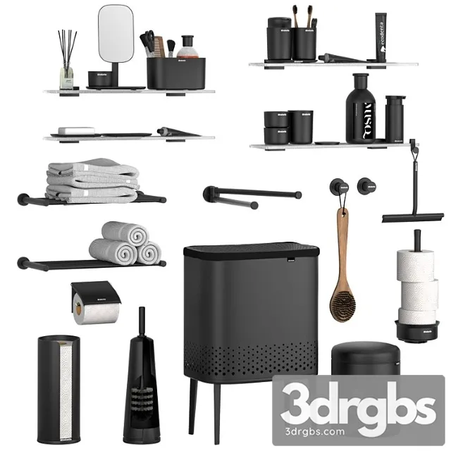 Accessories And Decor For Bathroom Brabantia Colombo 3D Model Download