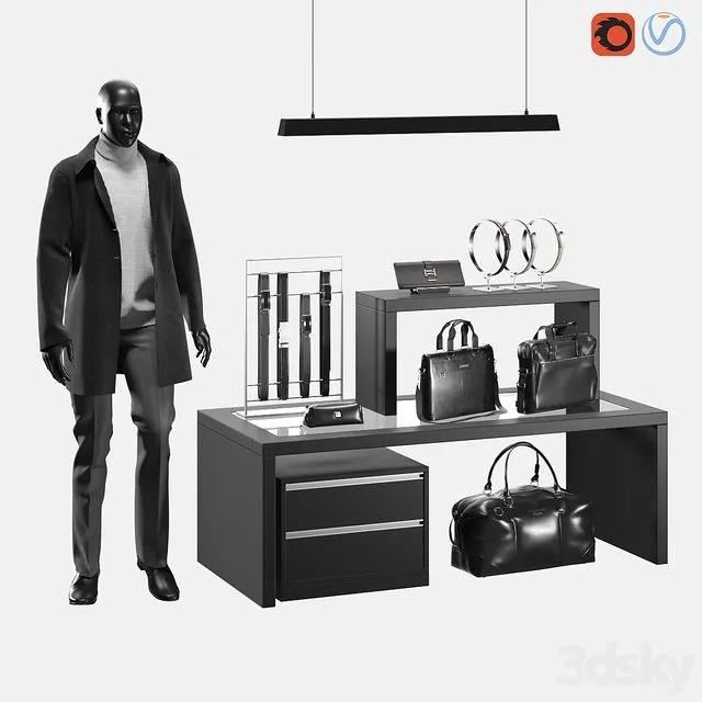 Accessories for boutique 3D Model