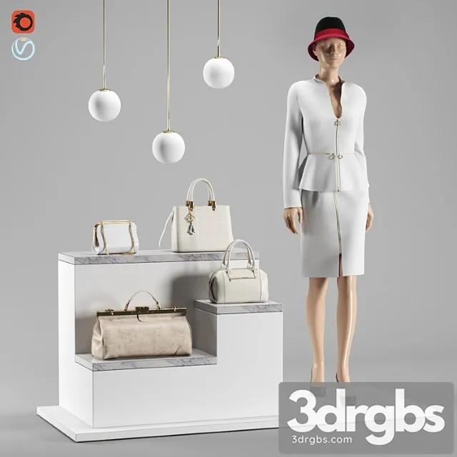 Accessories for boutique set 2 3D Model Download