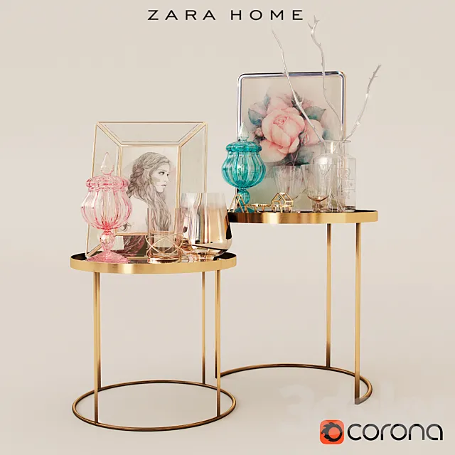 ACCESSORIES (Zara home) 3DModel ACCESSORIES (Zara home) 3DModel