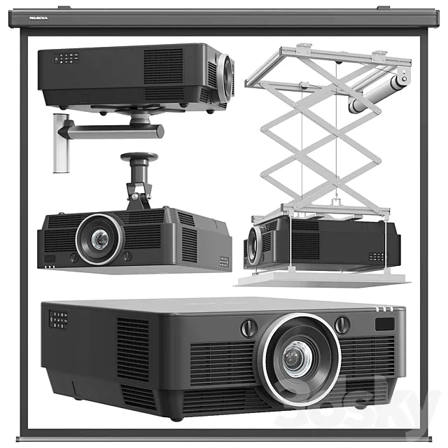 ACER P8800 Projector 3D Model
