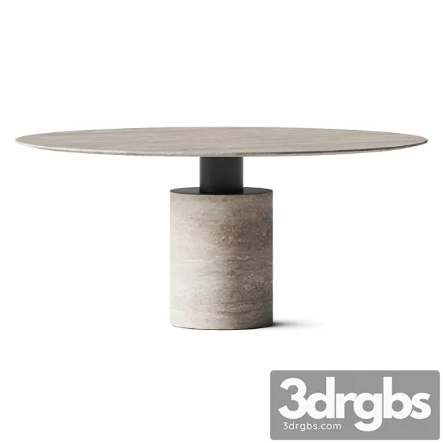 Acerbis Creso Travertine Dining Table 3D Model Download Acerbis Creso Travertine Dining Table 3D Model Download