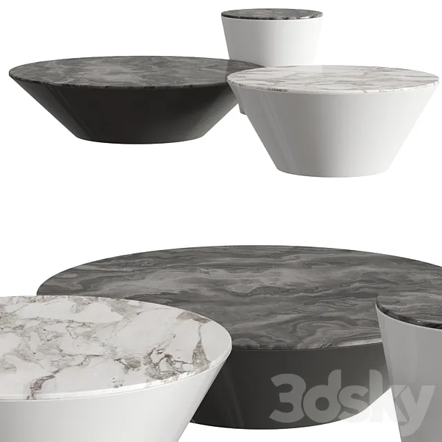 Acerbis Pond Coffee Tables 3D Model