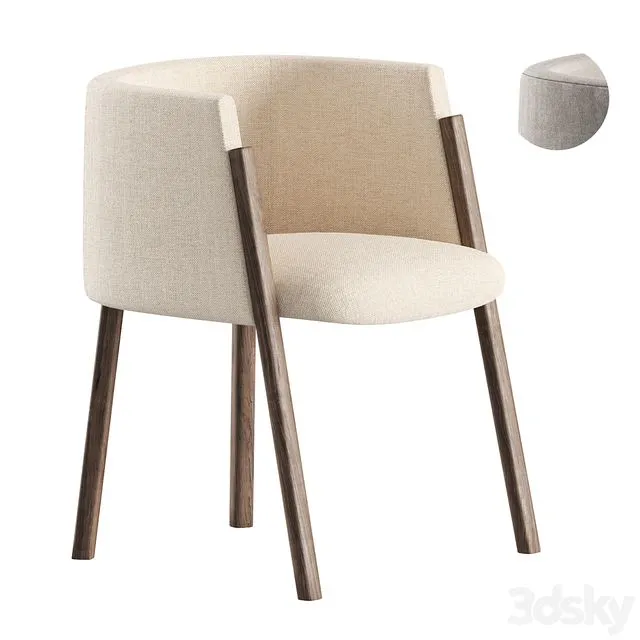 Acero Dining Chair 3D Model Acero Dining Chair 3D Model