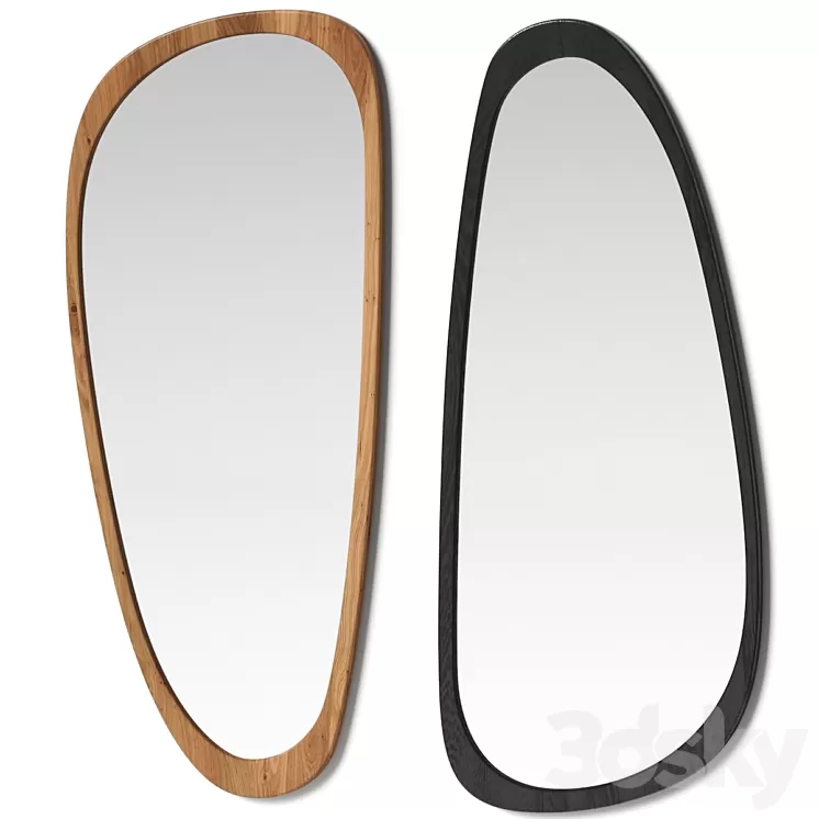 Acorn Mirror – West Elm 3D Model Acorn Mirror – West Elm 3D Model