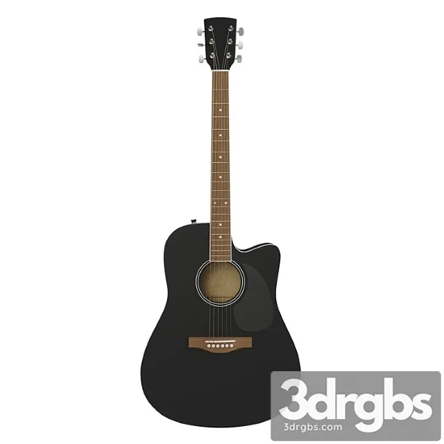 Acoustic Guitar 9 3D Model Download