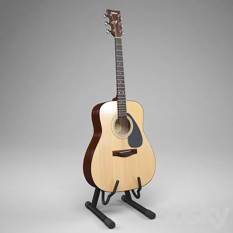 Acoustic guitar Yamaha F310 3D Model