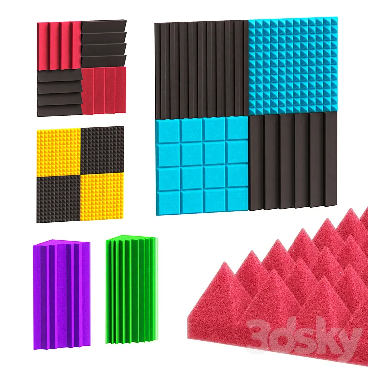 Acoustic panels 3D Model Free Download Acoustic panels 3D Model Free Download