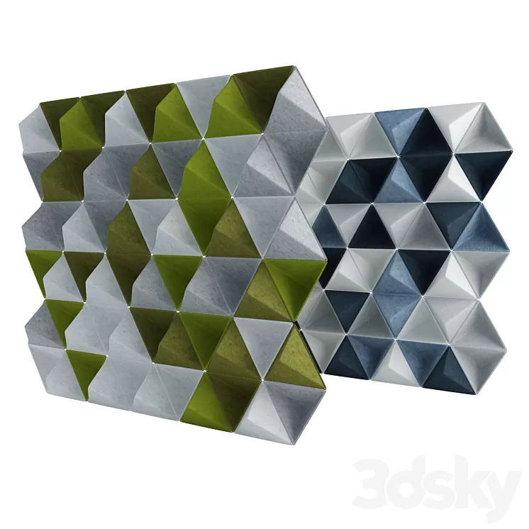 Acoustic panels Aircone 3D Model Acoustic panels Aircone 3D Model