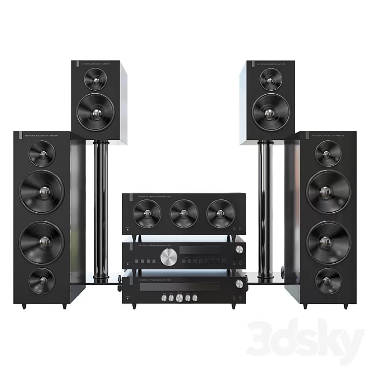 Acoustic system 3D Model