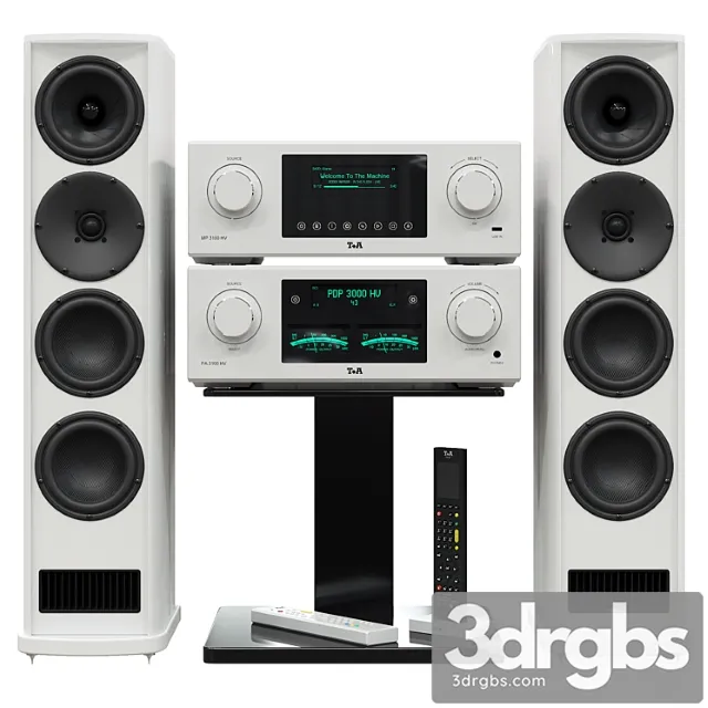 Acoustic system T A MP 3100 HV PA 3100 HV 3D Model Download