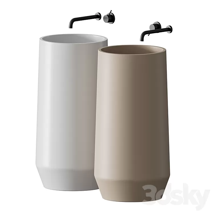 Acquabella VENET Washbasin 3D Model Acquabella VENET Washbasin 3D Model