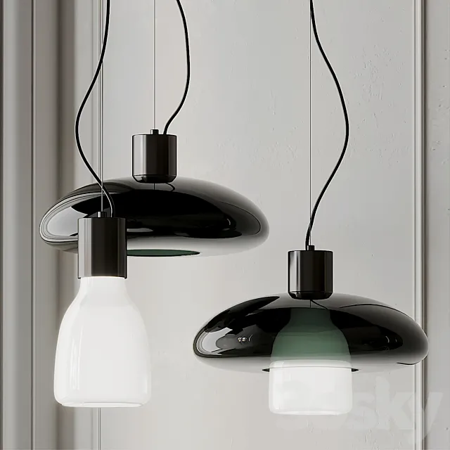ACQUERELLI Pendant Light from Bonaldo 3DModel ACQUERELLI Pendant Light from Bonaldo 3DModel