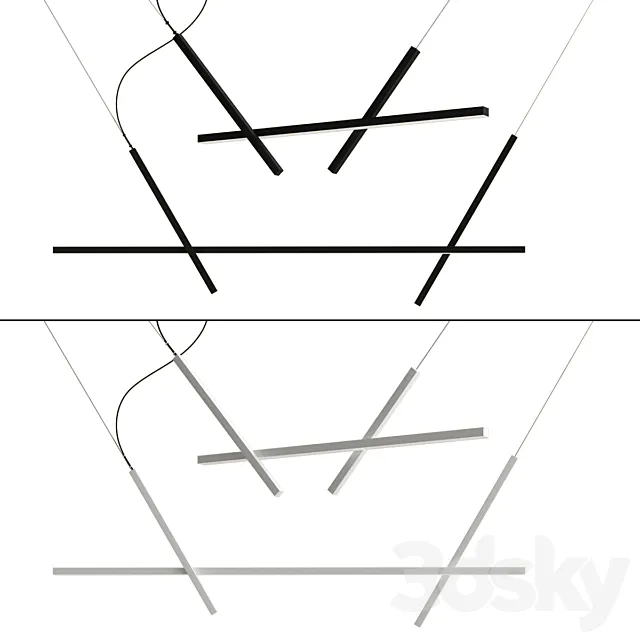 ACROSS By LUCEPLAN 3D Model ACROSS By LUCEPLAN 3D Model