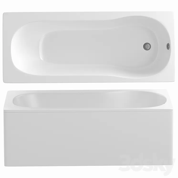 Acrylic bathtub AM.PM X-Joy 3D Model Free Download Acrylic bathtub AM.PM X-Joy 3D Model Free Download