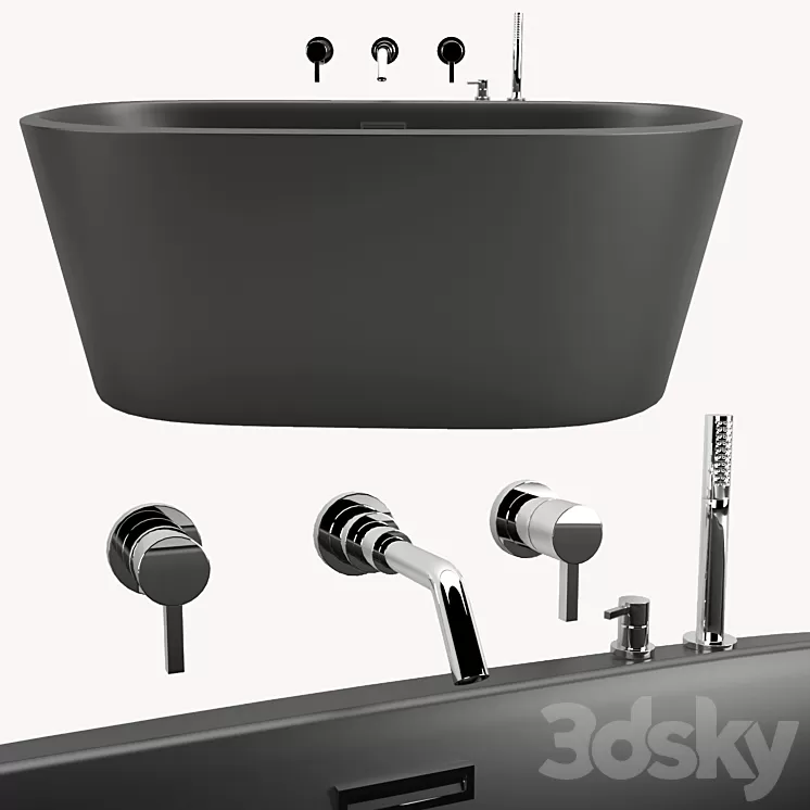 Acrylic Bathtub No. 1 3D Model Free Download Acrylic Bathtub No. 1 3D Model Free Download