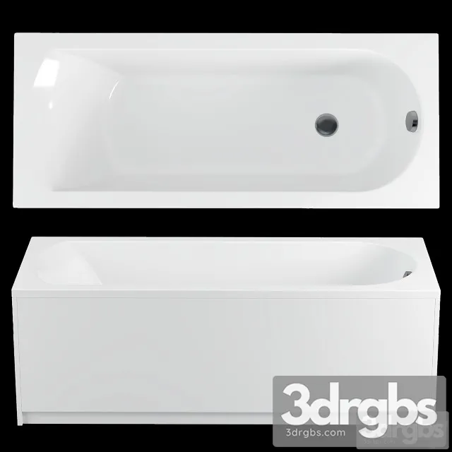 Acrylic bathtub Riho Miami 3D Model Download