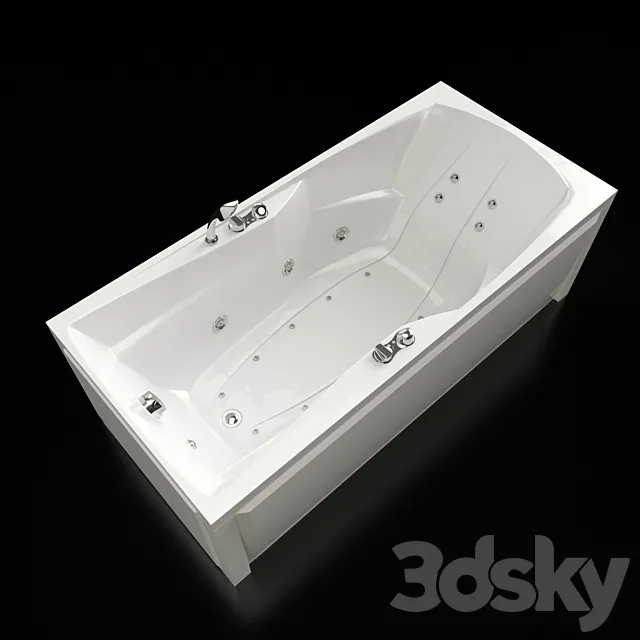 Acrylic hot tub Doctor Jet Fortunata 3DModel