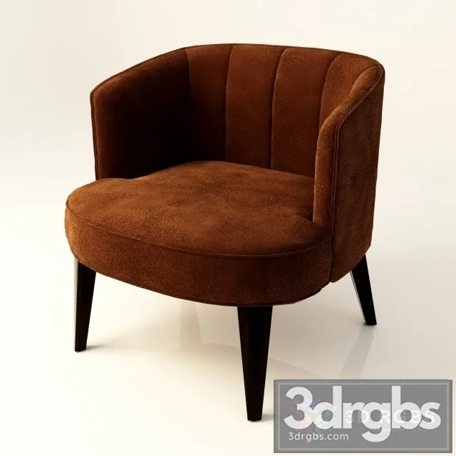 Adalyn Velvet Accent Armchair 3D Model Download Adalyn Velvet Accent Armchair 3D Model Download