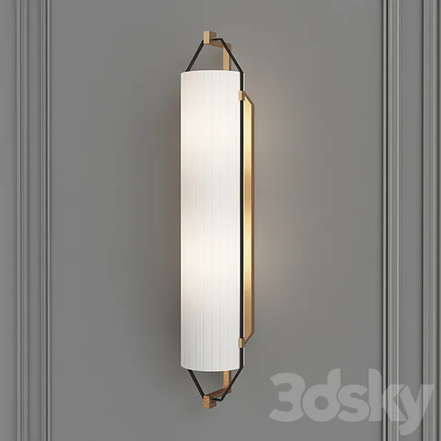 Addair Wall Mounted Double Sconce 3D Model