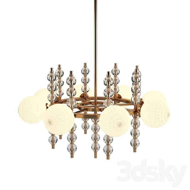 Addelyn Chandelier 8 lamp by Loft-concept 3D Model