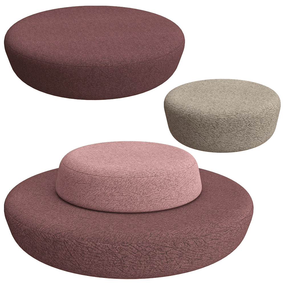 Addon Furniture – Sofa Dots soft 3D Model Addon Furniture – Sofa Dots soft 3D Model