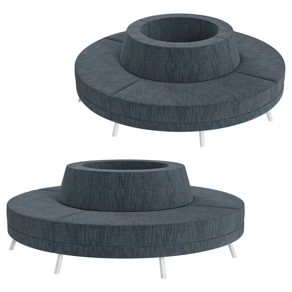 Addon Furniture – Sofa round 3D Model Addon Furniture – Sofa round 3D Model