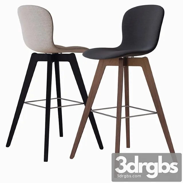 Adelaide bar stool boconcept 2 3D Model Download